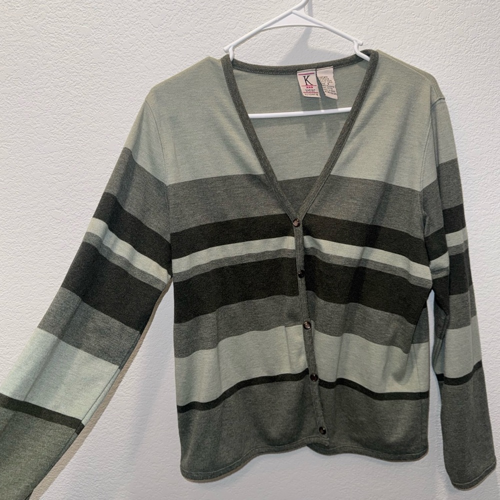 Koret Women's Multi-Tone Cardigan Sweater